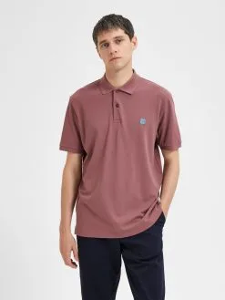 Selected Homme Polos Shirt Dante Heren Donkerroze -Selected Homme Groot Warenhuis b5f81fb70cfe25cc7130c7f104c8854b