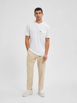 Selected Homme T-shirts Shirt Goia Heren Natuurwit -Selected Homme Groot Warenhuis b6515fa04ecfefc1d26d07601373ce1f