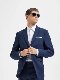 Selected Homme Blazers Regular Fit Colbert Oasis Heren Navy -Selected Homme Groot Warenhuis b9acf67d4fc534b9c67ac9a8677939f6