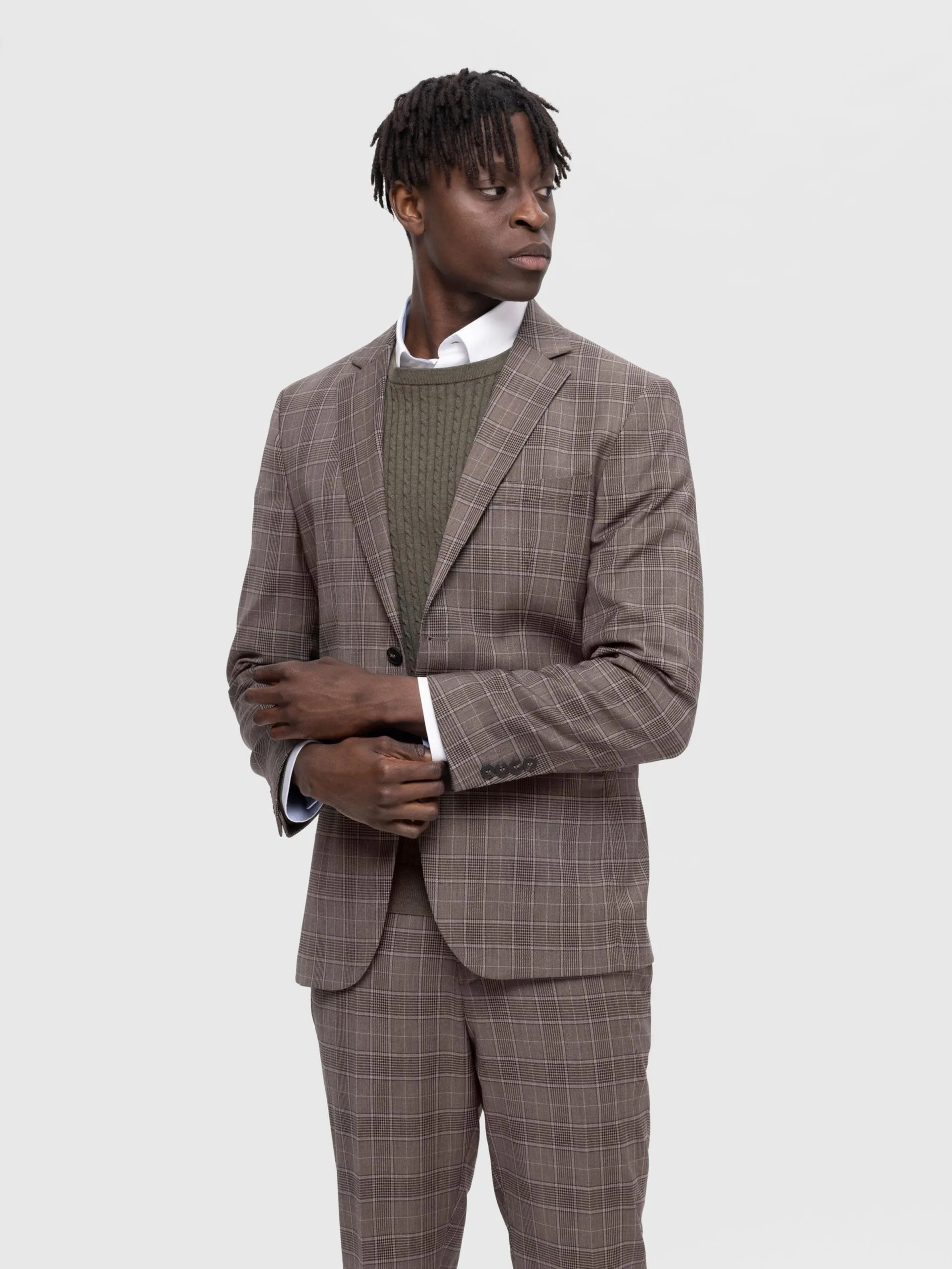 Selected Homme Blazers Regular Fit Colbert Neil Heren Mokka 4 Selected Homme Blazers Regular Fit Colbert Neil Heren Mokka - Afbeelding 2