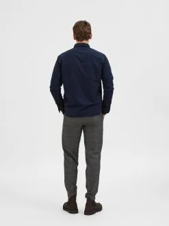 Selected Homme Casual Overhemden Regular Fit Overhemd ROLF Heren Nachtblauw -Selected Homme Groot Warenhuis bc937ac179fc4b3c9e018938f998b221