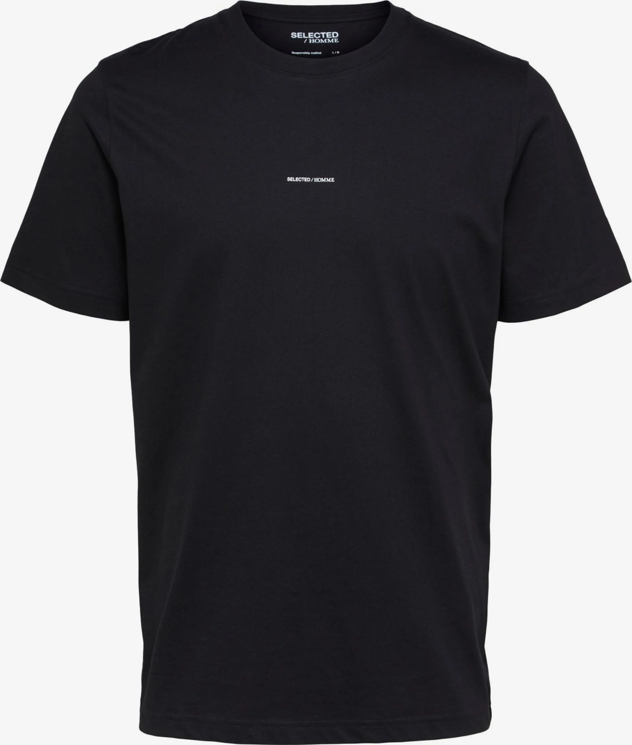 Selected Homme T-shirts Shirt Atlas Heren Zwart 2 Selected Homme T-shirts Shirt Atlas Heren Zwart