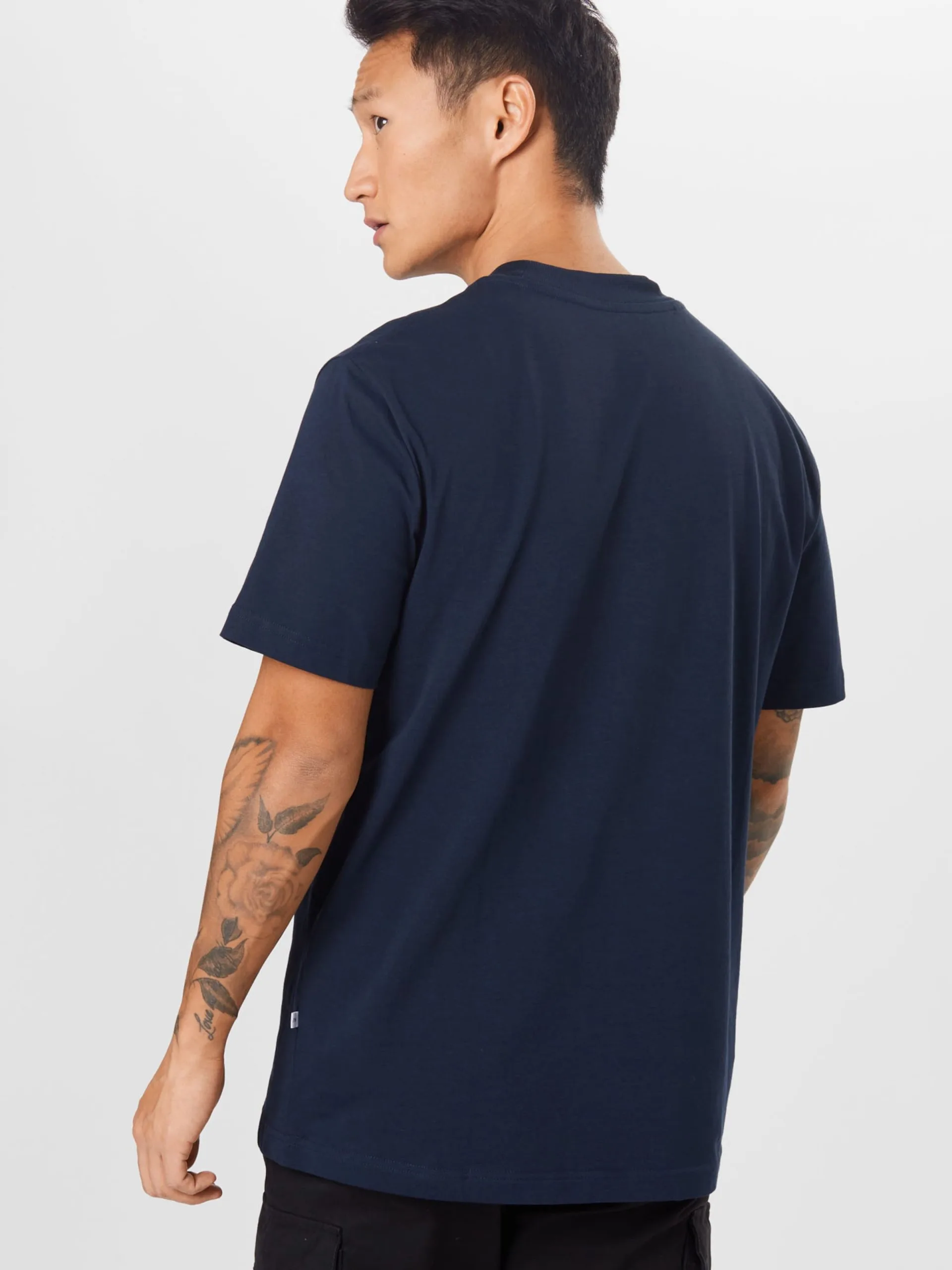 Selected Homme T-shirts Shirt Heren Navy 5 Selected Homme T-shirts Shirt Heren Navy - Afbeelding 3