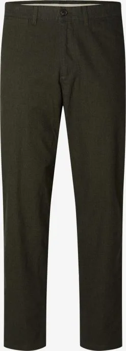 Selected Homme Chinos Tapered Chino Heren Groen