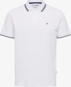 Selected Homme Polos Shirt Dante Heren Wit