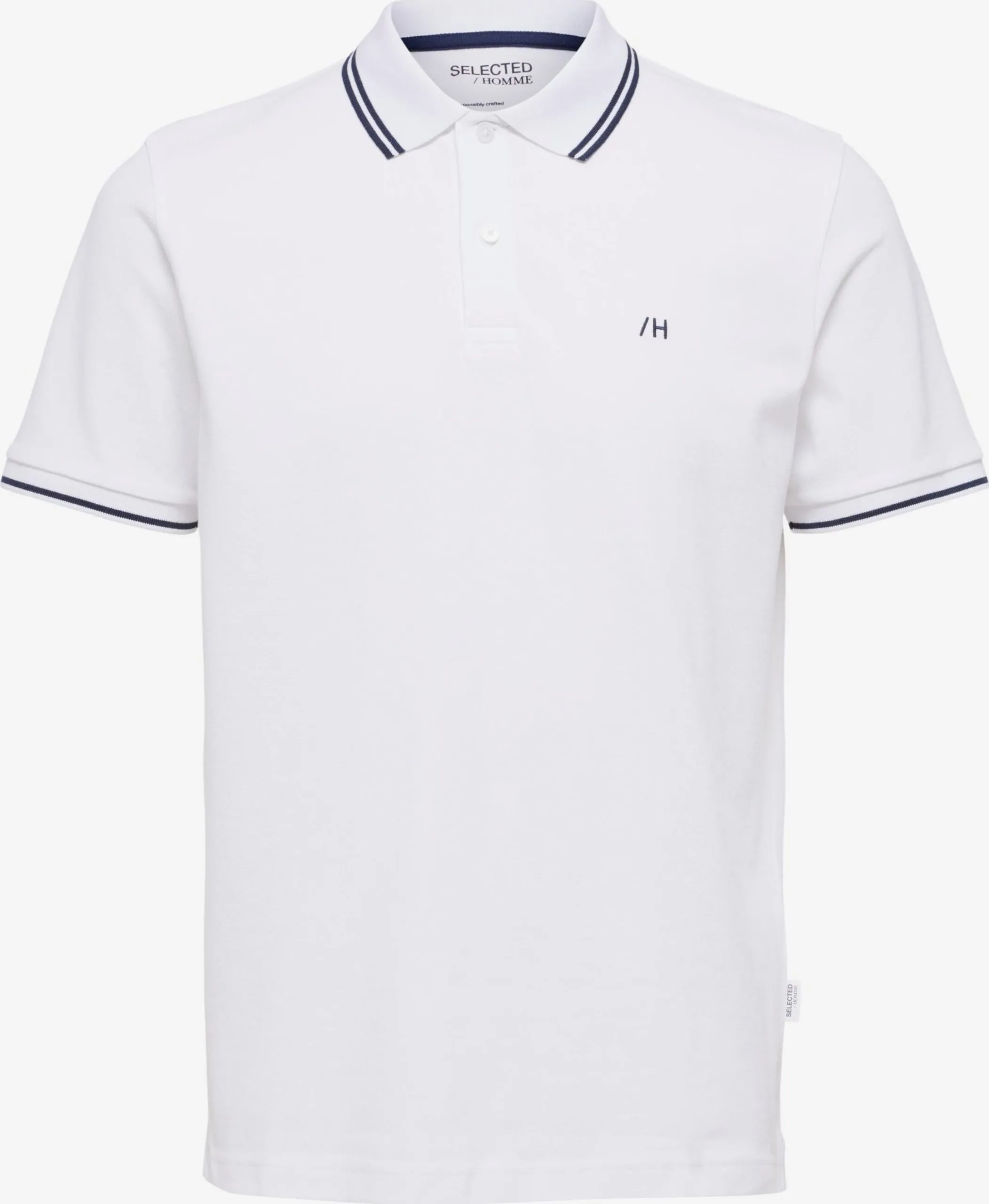 Selected Homme Polos Shirt Dante Heren Wit 3 Selected Homme Polos Shirt Dante Heren Wit