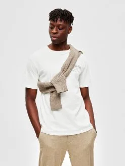 Selected Homme T-shirts Shirt Ajax Heren Wit -Selected Homme Groot Warenhuis c663eba80a90703cb6186d0010d5886c