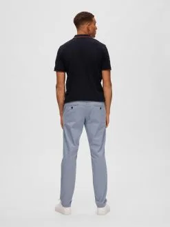 Selected Homme Chinos Slimfit Chino New Miles Heren Smoky Blue -Selected Homme Groot Warenhuis c882f0f668cca8dea91a9ad44194b861