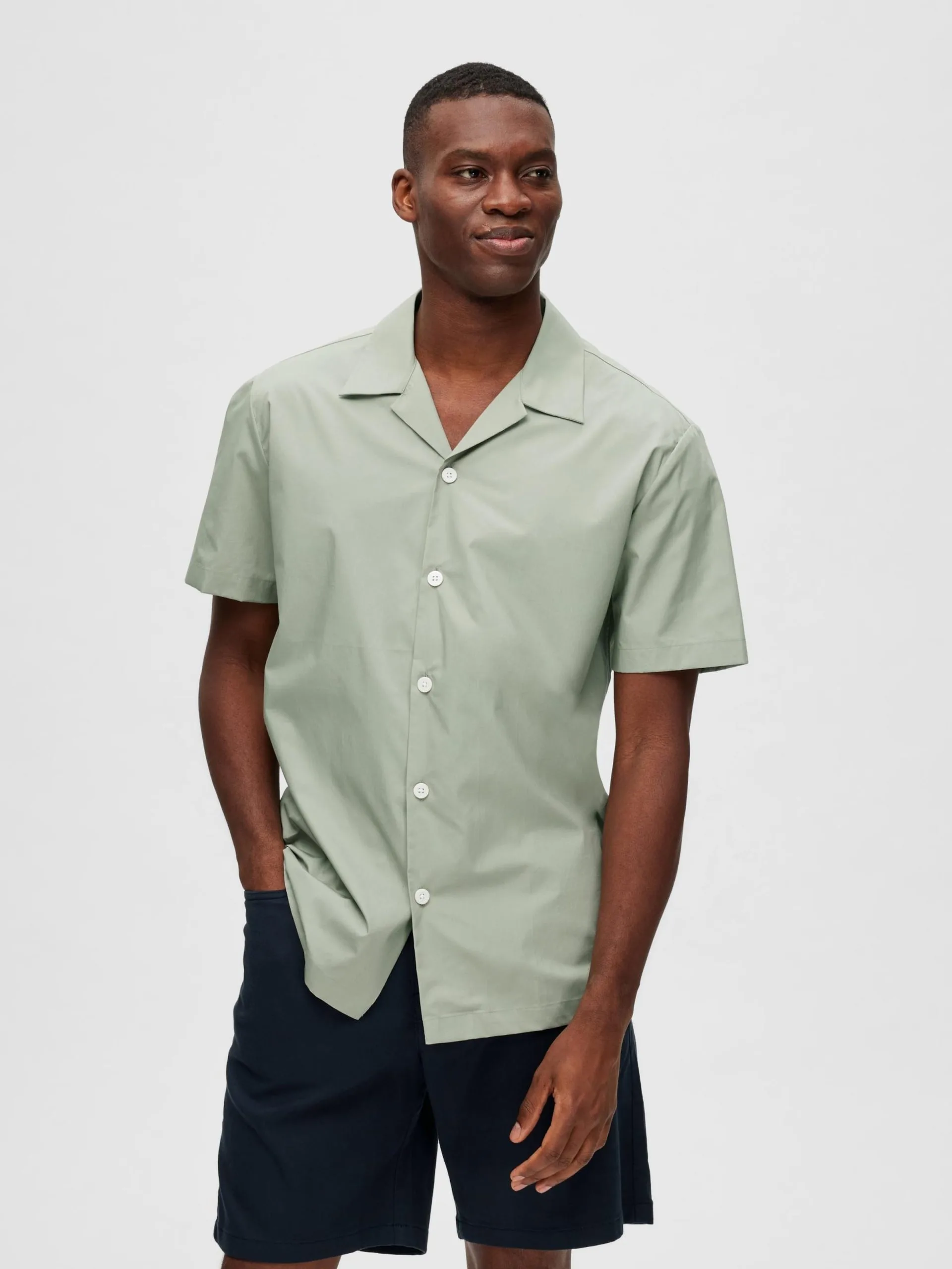 Selected Homme Casual Overhemden Regular Fit Overhemd Meo Heren Pastelgroen 4 Selected Homme Casual Overhemden Regular Fit Overhemd Meo Heren Pastelgroen - Afbeelding 2