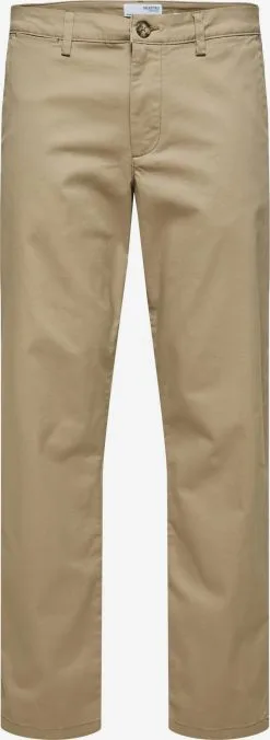 Selected Homme Chinos Regular Chino New Miles Heren Beige