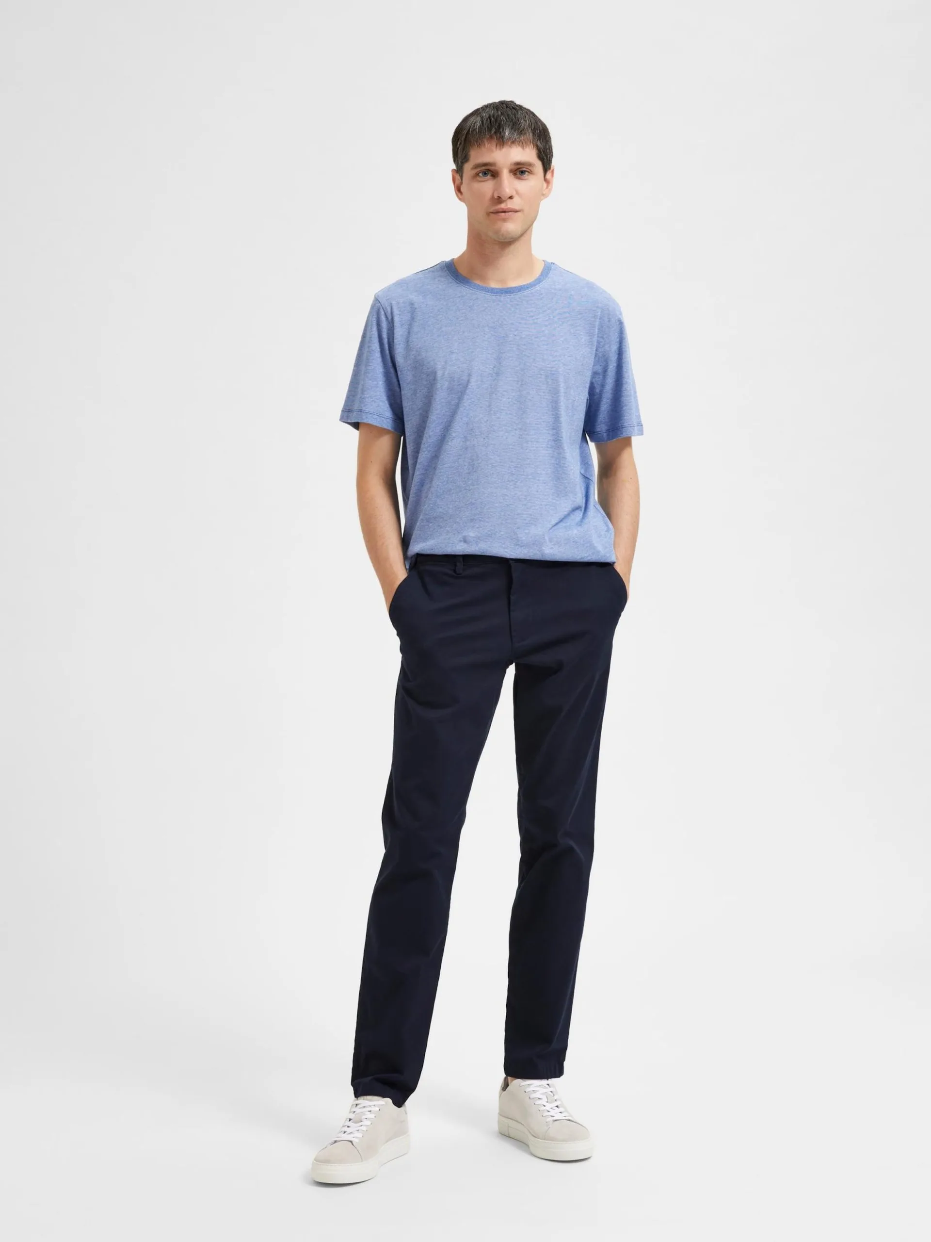 Selected Homme Chinos Slimfit Chino Miles Heren Donkerblauw 6 Selected Homme Chinos Slimfit Chino Miles Heren Donkerblauw - Afbeelding 4