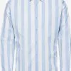 Selected Homme Casual Overhemden Regular Fit Overhemd JAMES Heren Lichtblauw / Wit