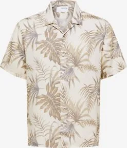 Selected Homme Casual Overhemden Comfort Fit Overhemd Noa Heren Crème