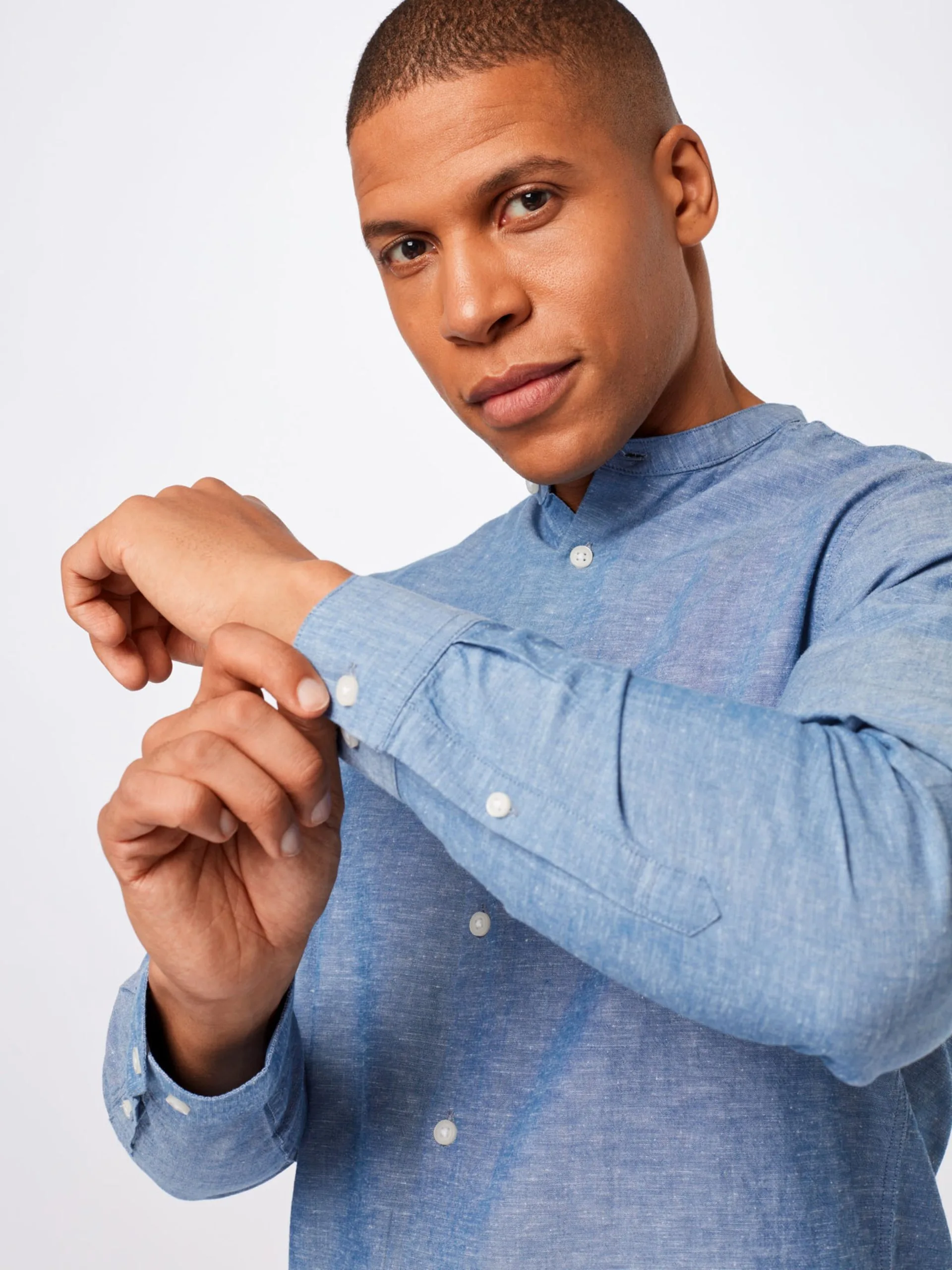 Selected Homme Casual Overhemden Slim Fit Overhemd Heren Lichtblauw 8 Selected Homme Casual Overhemden Slim Fit Overhemd Heren Lichtblauw - Afbeelding 6