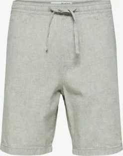 Selected Homme Shorts Loosefit Broek SILAS Heren Pastelgroen