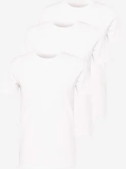 Selected Homme T-shirts Shirt Heren Offwhite