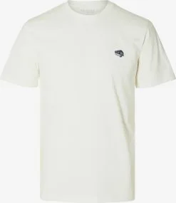 Selected Homme T-shirts Shirt RICK Heren Wolwit