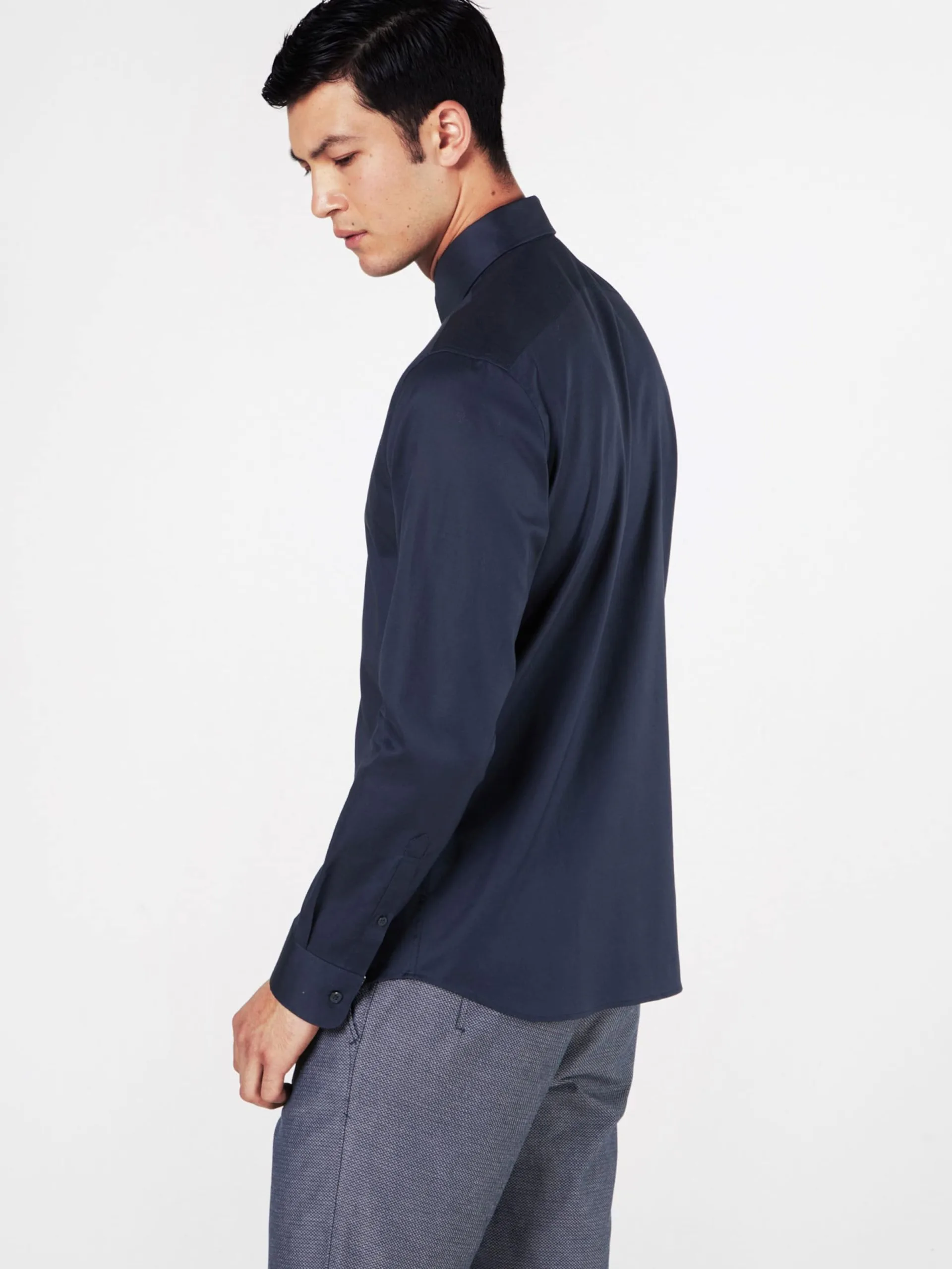 Selected Homme Casual Overhemden Slim Fit Overhemd Mark Heren Navy 5 Selected Homme Casual Overhemden Slim Fit Overhemd Mark Heren Navy - Afbeelding 3