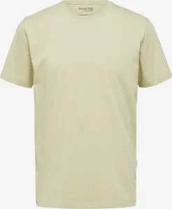 Selected Homme T-shirts Shirt Heren Geel
