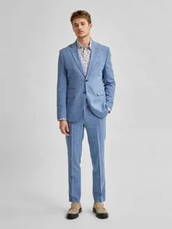 Selected Homme Blazers Regular Fit Colbert Oasis Heren Blauw Gemêleerd -Selected Homme Groot Warenhuis d56e070850f9a93f8955aad68126e636