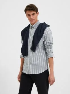 Selected Homme Casual Overhemden Regular Fit Overhemd Rick Heren Grijs -Selected Homme Groot Warenhuis d680c962cc0cf53b96d3f67a6151bd94