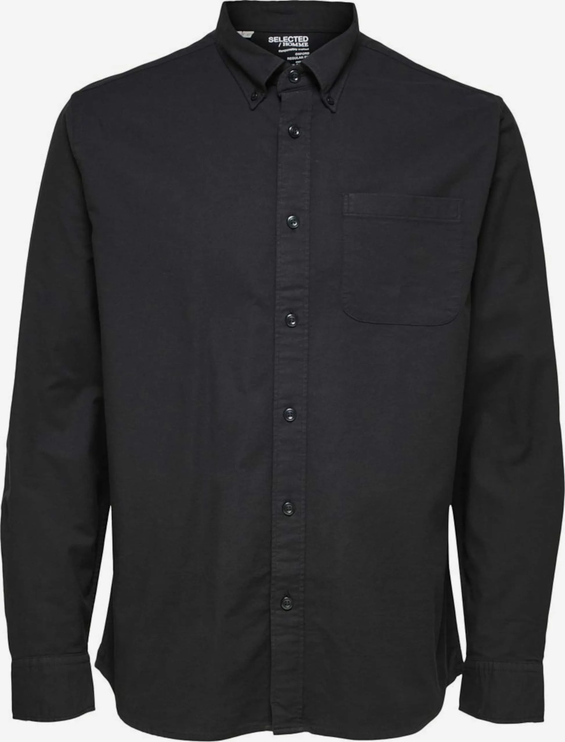 Selected Homme Casual Overhemden Regular Fit Overhemd Heren Zwart 3 Selected Homme Casual Overhemden Regular Fit Overhemd Heren Zwart - Afbeelding 2