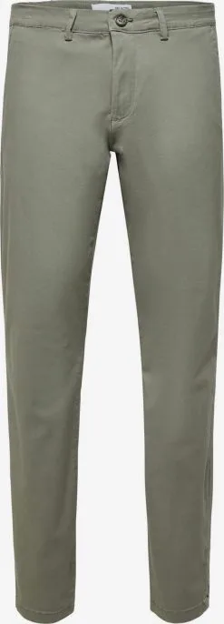 Selected Homme Chinos Slimfit Chino Miles Heren Kaki