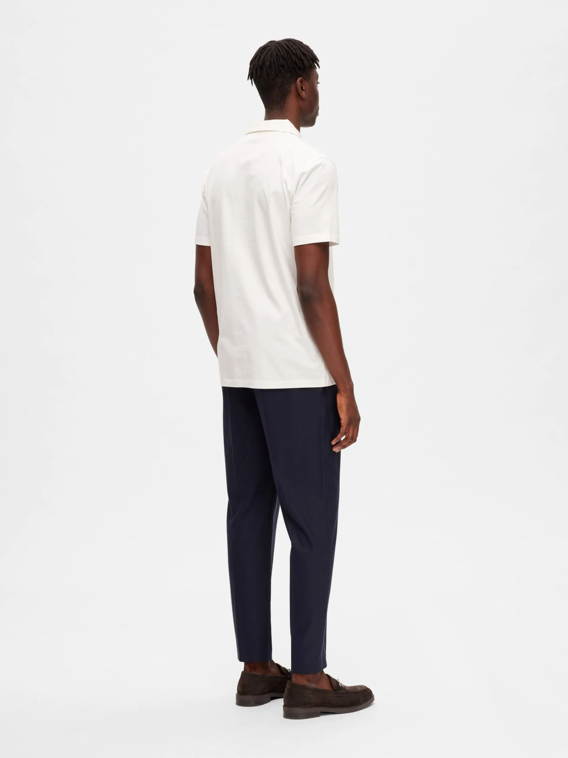 Selected Homme Polos Shirt Hector Heren Wit 5 Selected Homme Polos Shirt Hector Heren Wit - Afbeelding 3