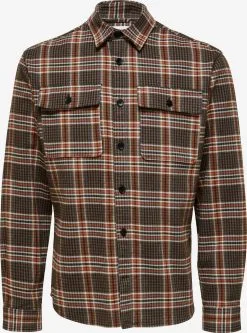 Selected Homme Geruite Overhemden Regular Fit Overhemd Kasper Heren Saffier
