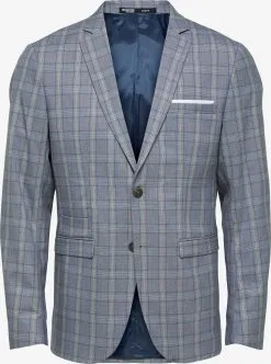 Selected Homme Blazers Slim Fit Colbert Timelogan Heren Blauw / Lichtblauw