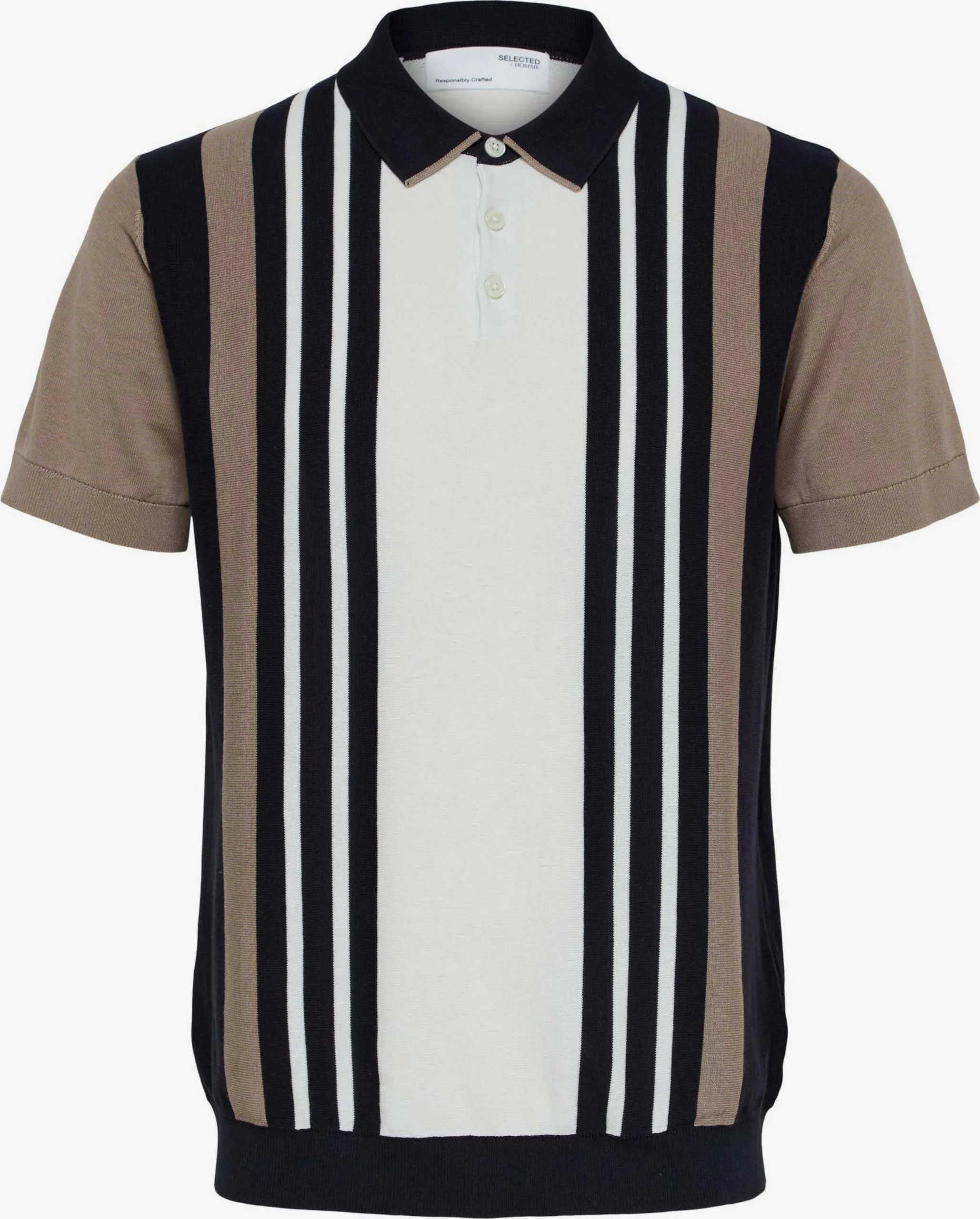 Selected Homme Polos Shirt Mattis Heren Nachtblauw / Wit 3 Selected Homme Polos Shirt Mattis Heren Nachtblauw / Wit