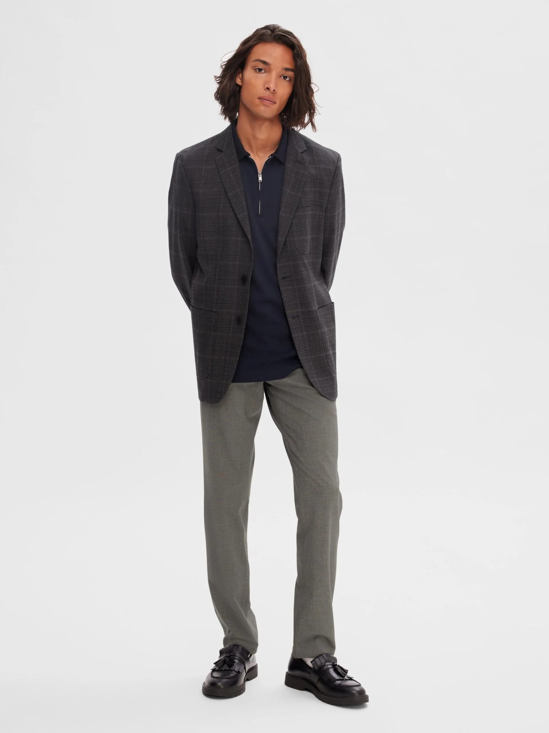 Selected Homme Blazers Regular Fit Colbert Heren Chocoladebruin 7 Selected Homme Blazers Regular Fit Colbert Heren Chocoladebruin - Afbeelding 5