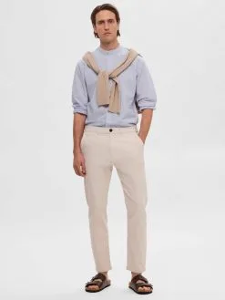 Selected Homme Chinos Regular Chino Heren Beige -Selected Homme Groot Warenhuis dfb16046ffe622da24821618f413e00e