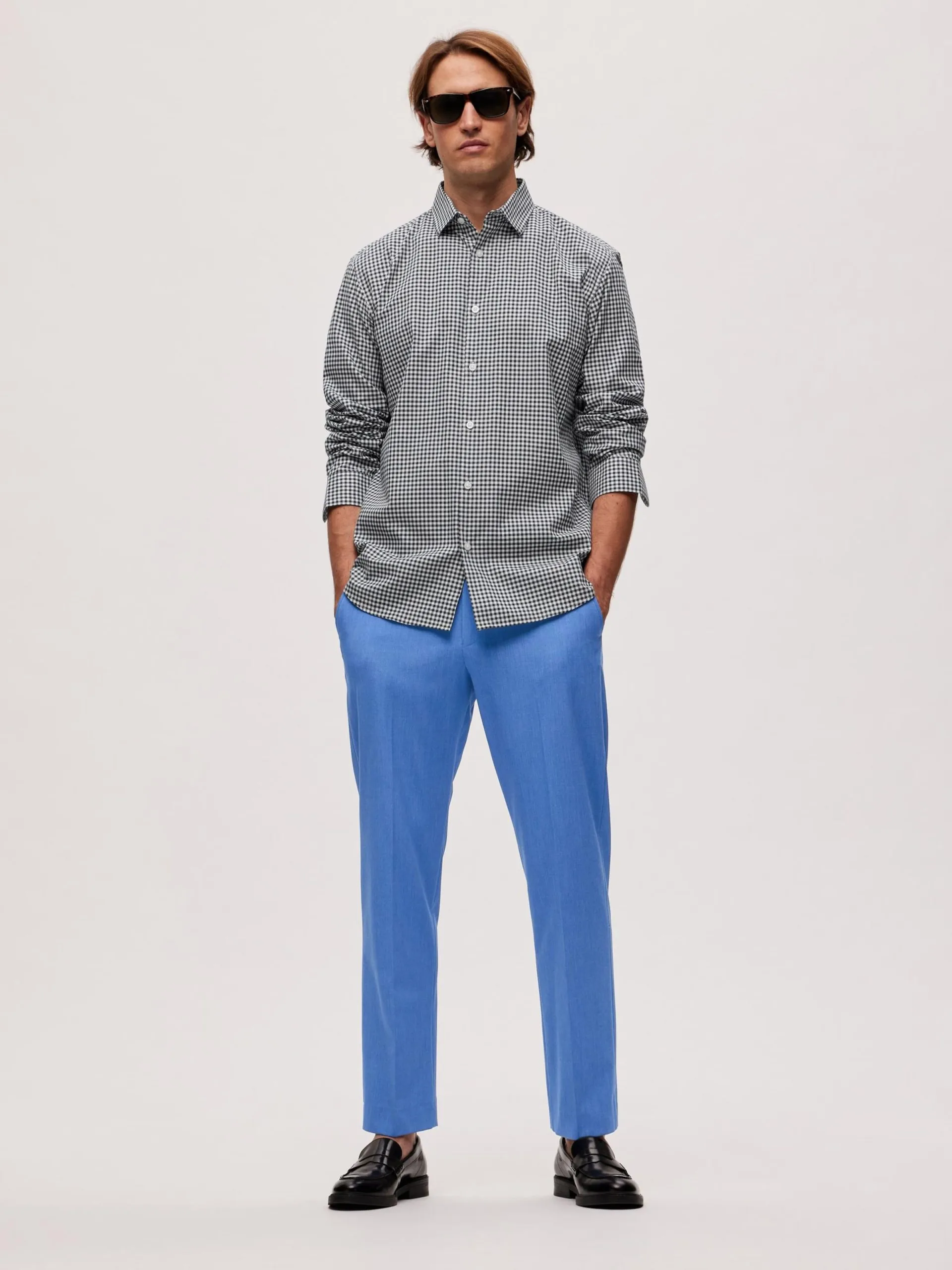 Selected Homme Pantalons Regular Pantalon LIAM Heren Azuur 5 Selected Homme Pantalons Regular Pantalon LIAM Heren Azuur - Afbeelding 3