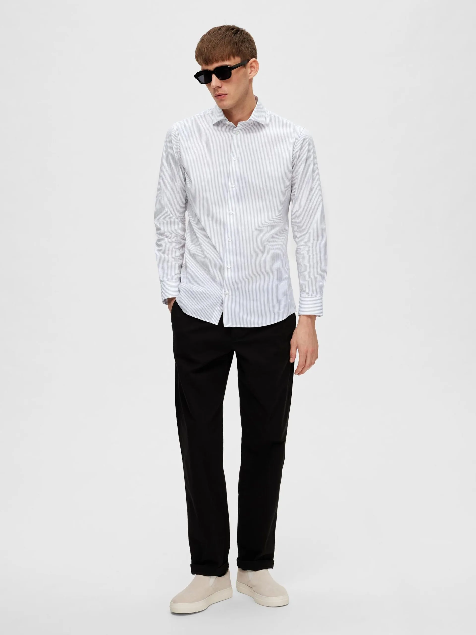 Selected Homme Casual Overhemden Regular Fit Overhemd Jay Heren Offwhite 7 Selected Homme Casual Overhemden Regular Fit Overhemd Jay Heren Offwhite - Afbeelding 5