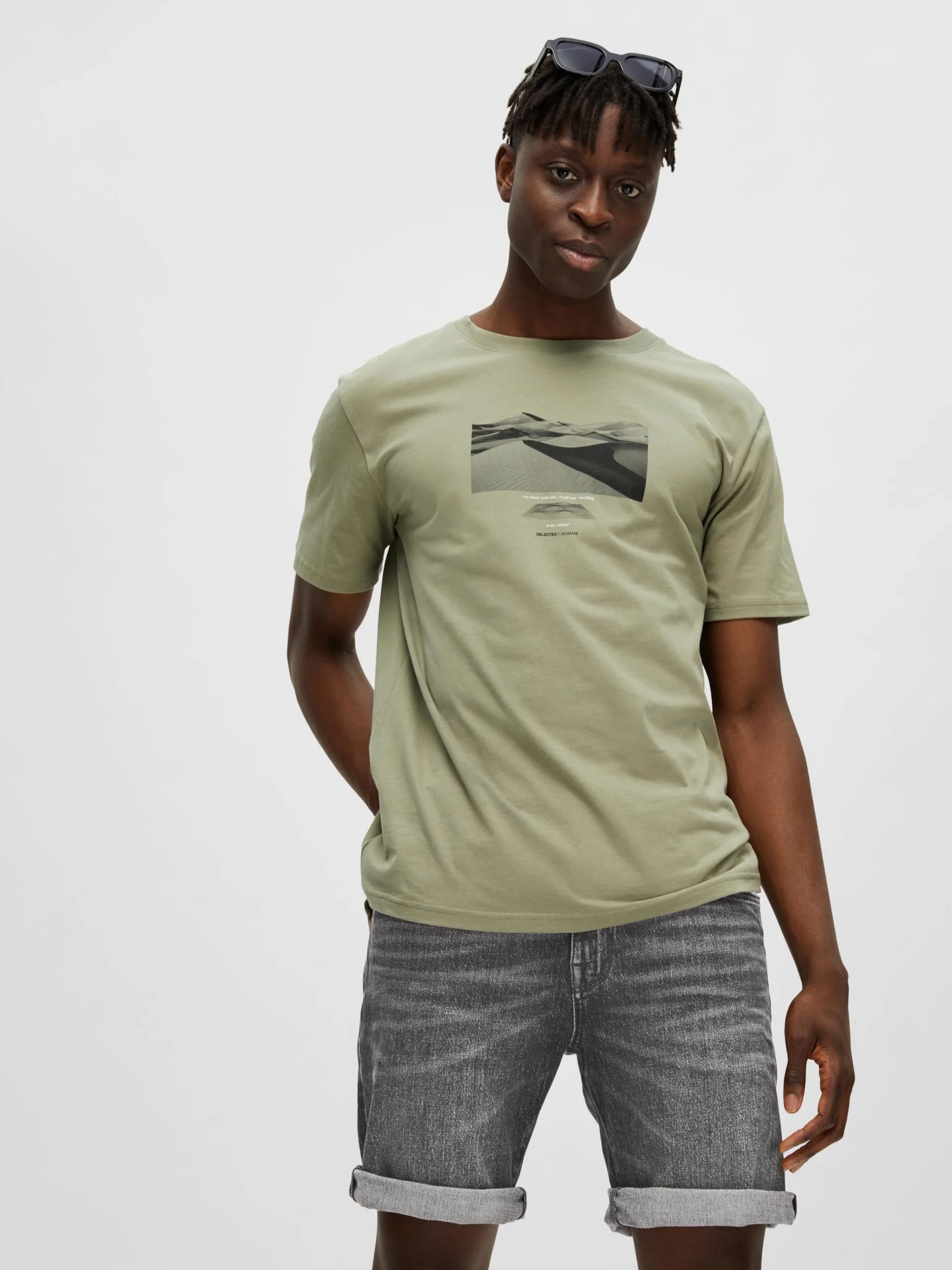 Selected Homme T-shirts Shirt Heren Grijs 7 Selected Homme T-shirts Shirt Heren Grijs - Afbeelding 5
