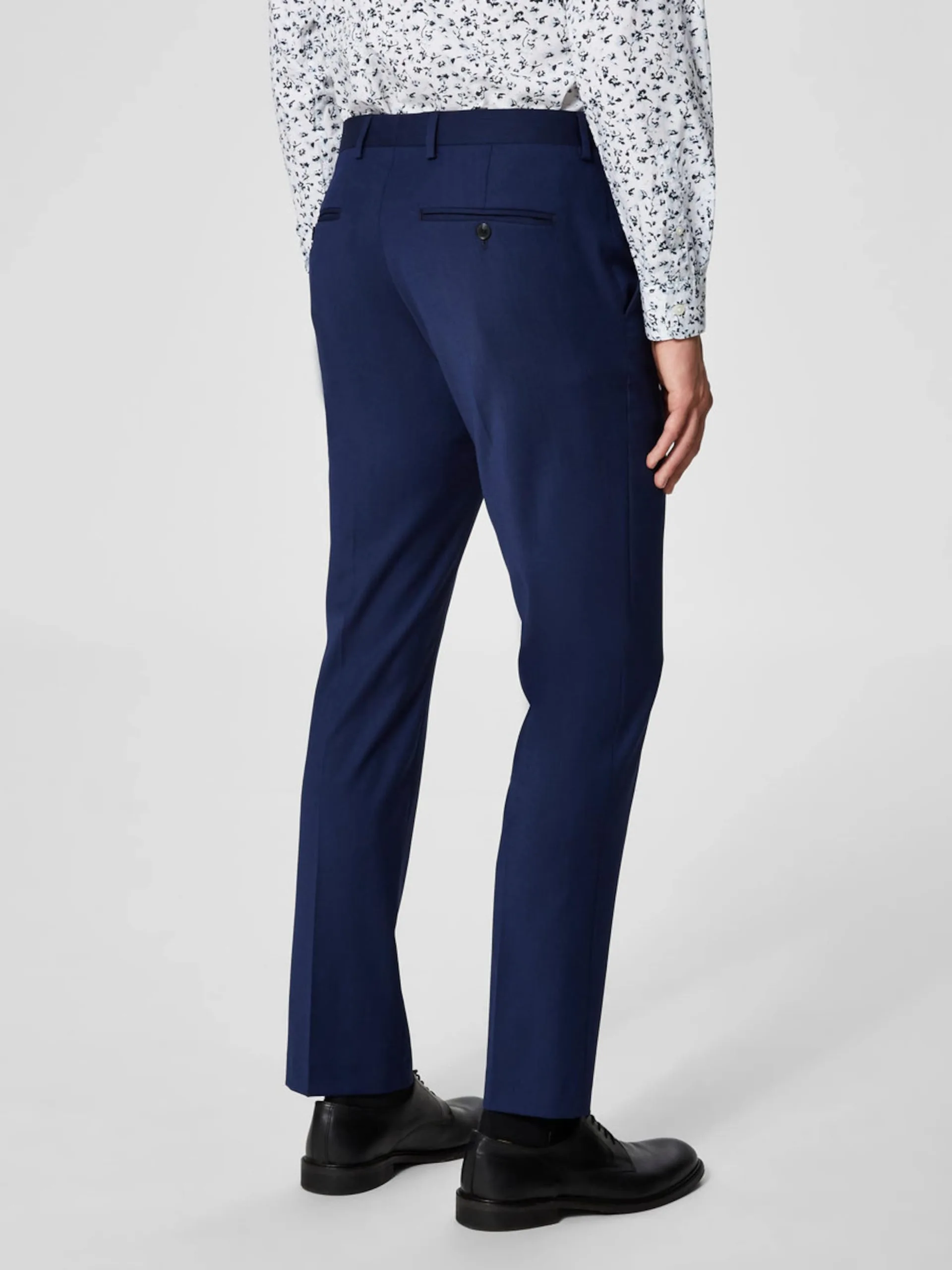 Selected Homme Pantalons Regular Pantalon Heren Navy 6 Selected Homme Pantalons Regular Pantalon Heren Navy - Afbeelding 4