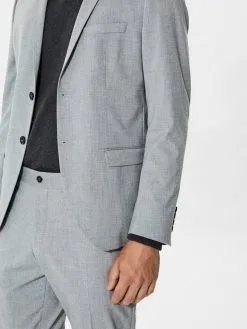 Selected Homme Blazers Slim Fit Colbert Heren Grijs -Selected Homme Groot Warenhuis e811df46dc33ba1422bf8c30a7040375