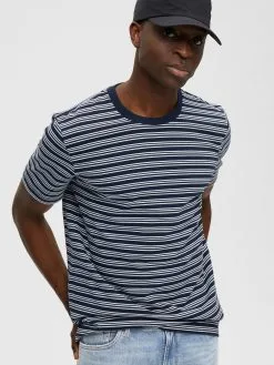 Selected Homme T-shirts Shirt Andy Heren Nachtblauw -Selected Homme Groot Warenhuis e8cca210f729660735ac38ba2852c43b
