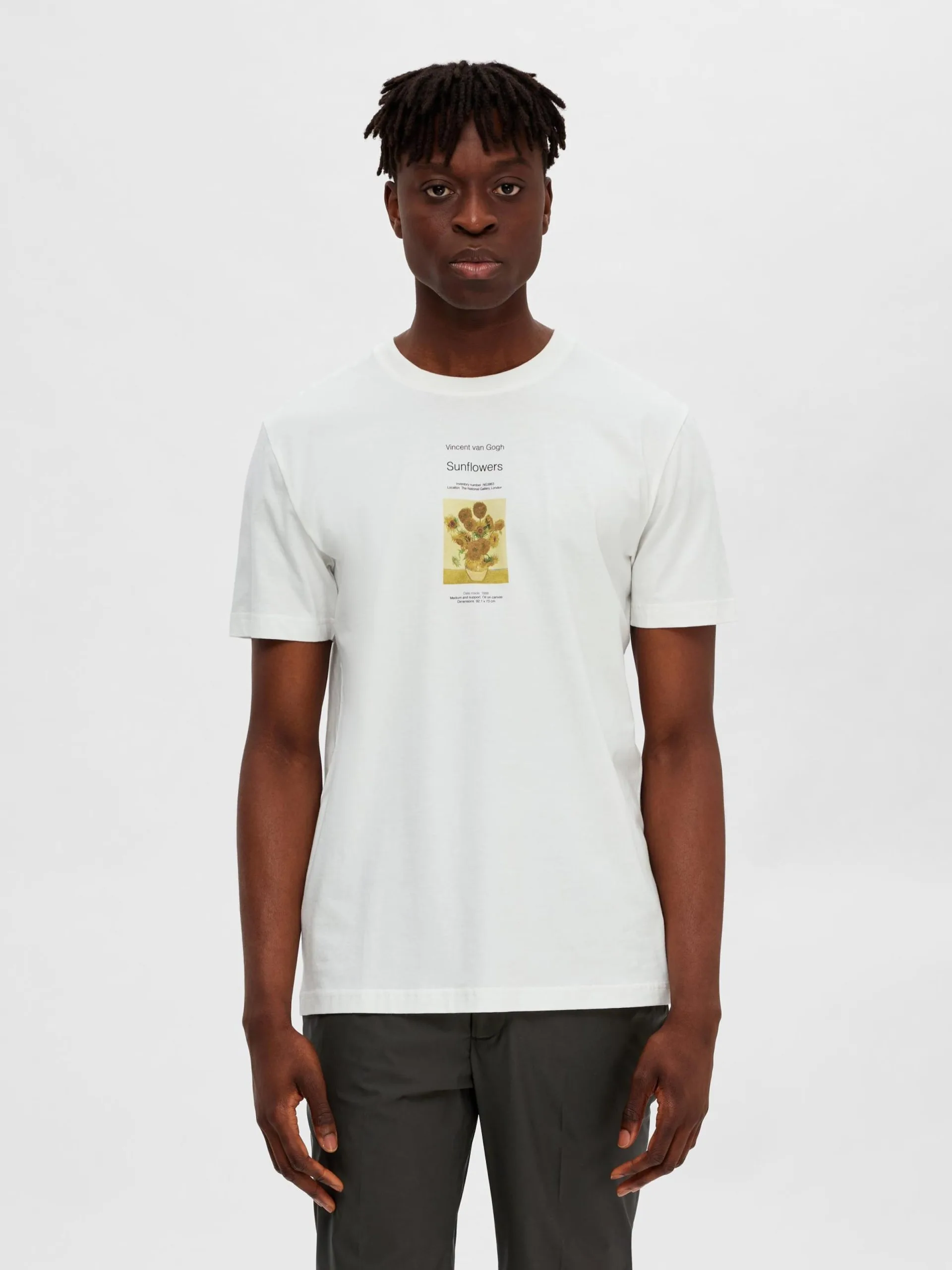 Selected Homme T-shirts Shirt Boren Heren Wit 5 Selected Homme T-shirts Shirt Boren Heren Wit - Afbeelding 3