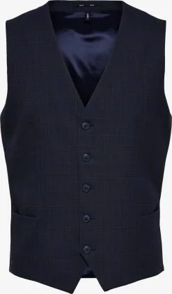 Selected Homme Gilets Gilet Elon Heren Blauw / Marine