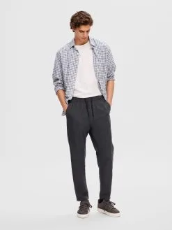 Selected Homme Pantalons Tapered Broek Heren Blauw -Selected Homme Groot Warenhuis ed60a9e75df2bc77ea91a62a07150df3