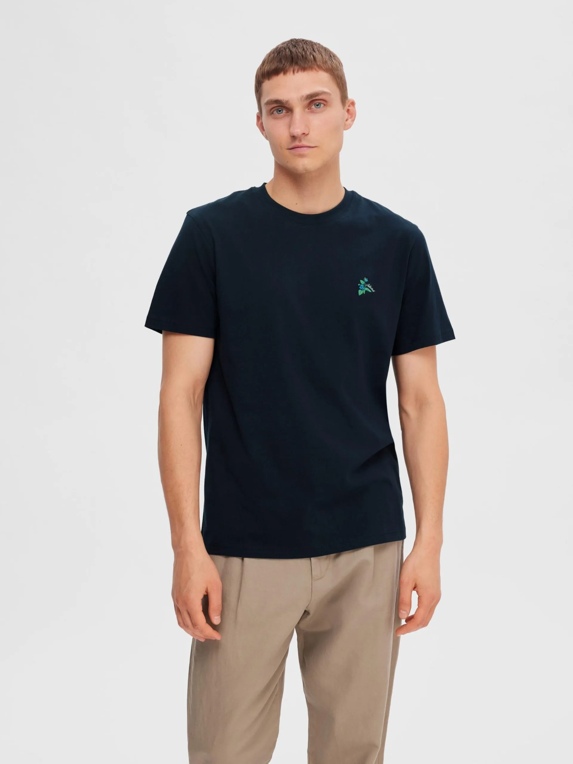 Selected Homme T-shirts Shirt RICK Heren Nachtblauw 4 Selected Homme T-shirts Shirt RICK Heren Nachtblauw - Afbeelding 2