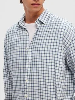 Selected Homme Geruite Overhemden Regular Fit Overhemd Owen Heren Enziaan / Pastelblauw -Selected Homme Groot Warenhuis f26444df1a082a21b08f67f32e669685
