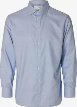 Selected Homme Casual Overhemden Regular Fit Overhemd DUKE Heren Lichtblauw