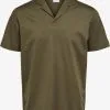 Selected Homme T-shirts Shirt CLAES Heren Olijfgroen -Selected Homme Groot Warenhuis f2d3fd79867ead2cb19b07fd4910795f