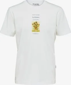 Selected Homme T-shirts Shirt Boren Heren Wit