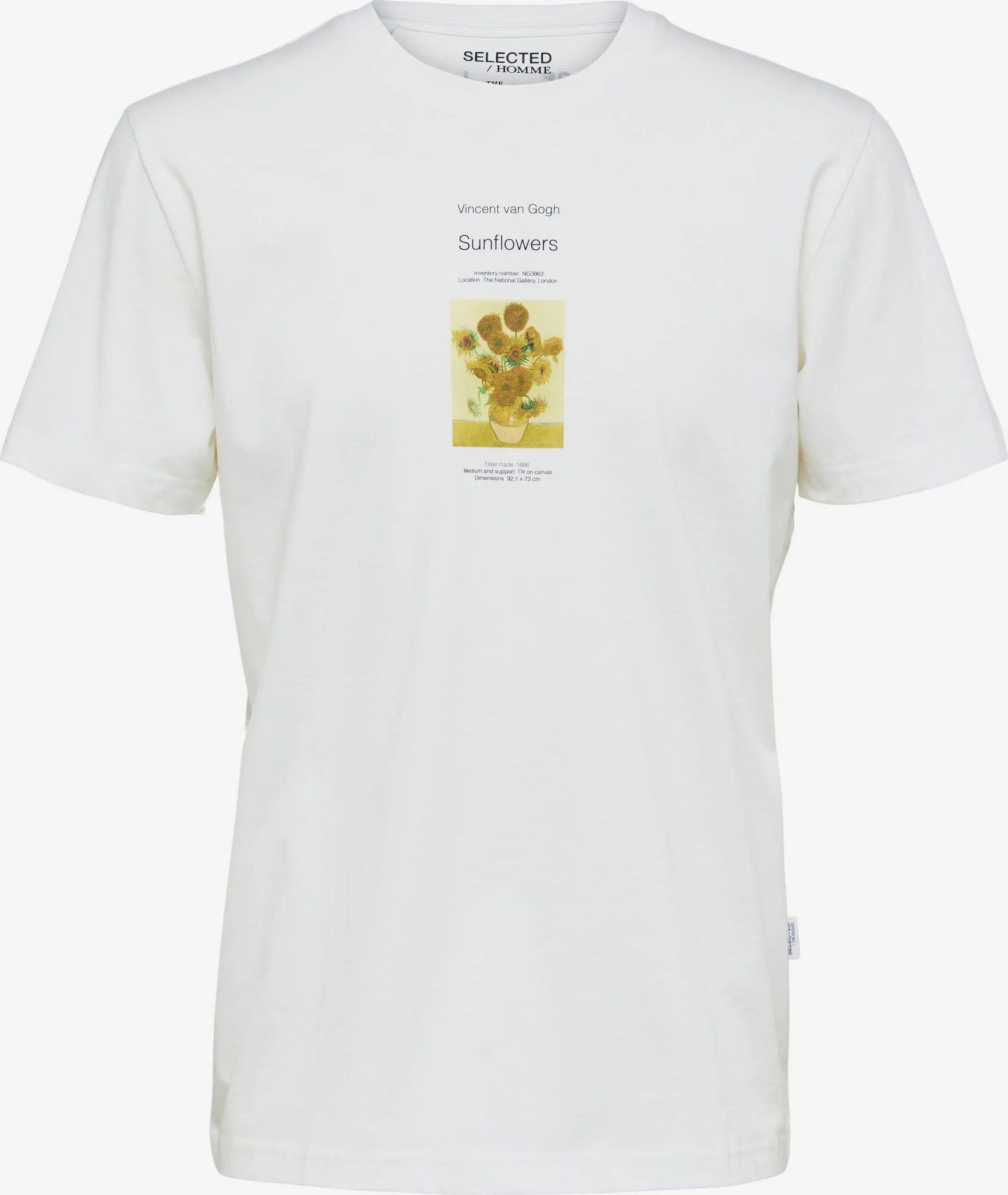 Selected Homme T-shirts Shirt Boren Heren Wit 3 Selected Homme T-shirts Shirt Boren Heren Wit