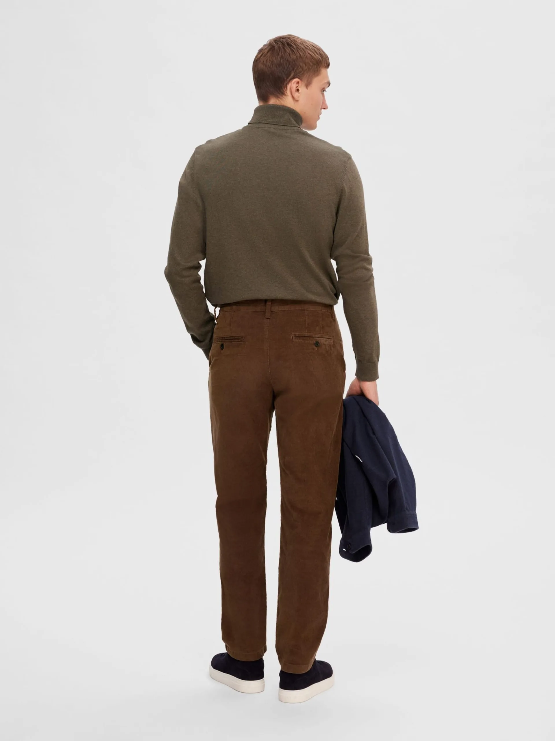 Selected Homme Chinos Regular Chino MILES Heren Bruin 5 Selected Homme Chinos Regular Chino MILES Heren Bruin - Afbeelding 3