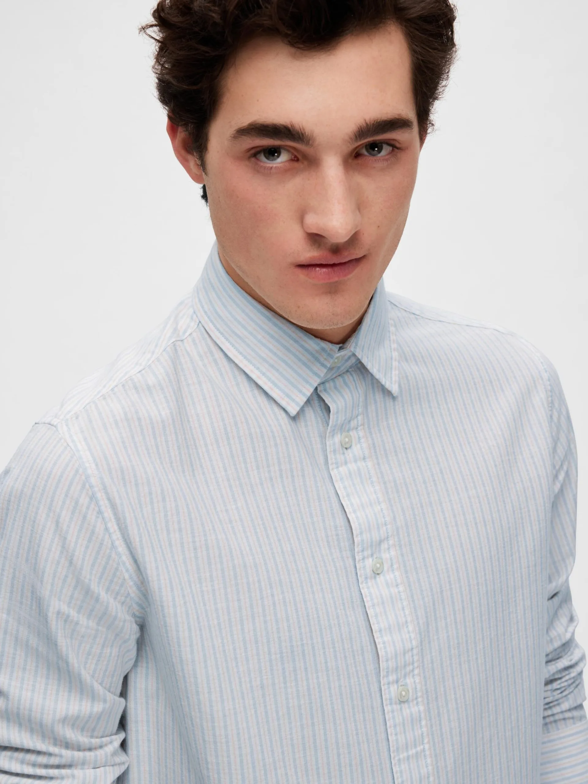 Selected Homme Casual Overhemden Regular Fit Overhemd Scot Heren Lichtblauw 8 Selected Homme Casual Overhemden Regular Fit Overhemd Scot Heren Lichtblauw - Afbeelding 6